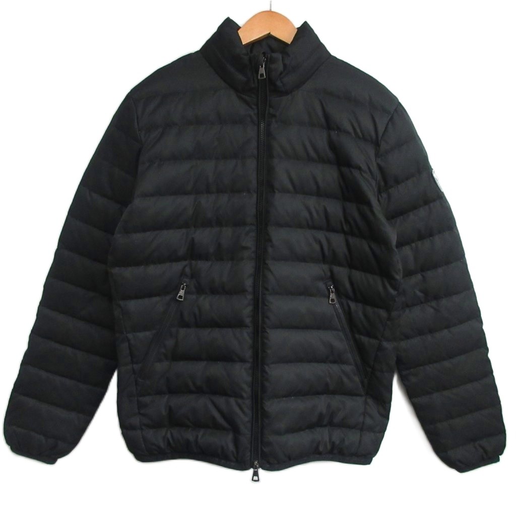 【中古】エンポリオアルマーニ EMPORIO ARMANI EA7 落ちこむ上衣 表象 ロゴタイプ ボンネット納める キルティング M 黒 黒いこと ■MNK5 メンズ 【ベクター 古着】 260211