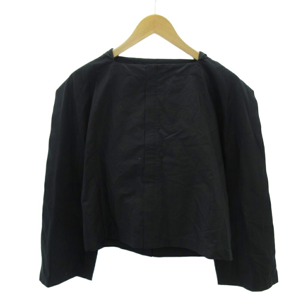 【中古】コムデギャルソン COMME des GARCONS タグ付き プルオーバー パーカー フーディ 長袖 XS 黒 ブラック 0221 ■IBO90 レディース 【ベクトル 古着】 260221