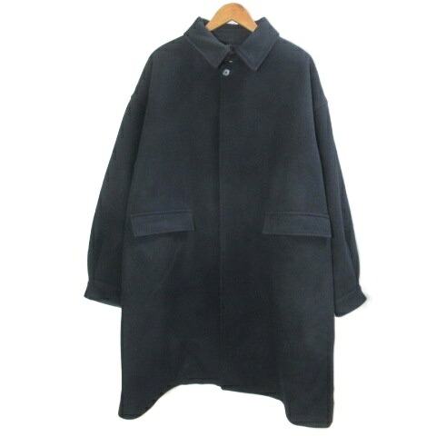 【中古】ザノースフェイス THE NORTH FACE 24AW COMPILATION WOOL OVER COAT コンピレーションウールオーバーコート ステンカラー厚地の外套 ロング 羊毛 陳列場ストッパー ゴアテックス 比翼仕立てもの M アビエイターネイビー ユニ一発やる NP72461 /X メンズ レディース 【ベ