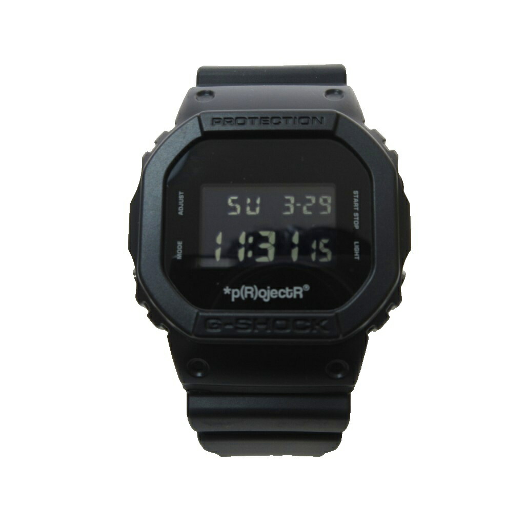 【中古】未当て嵌める品 カシオジーショック CASIO G-SHOCK 事業計画アール p(R)ojectR DW-5600 ウオッチ ディジタルウォッチ ランペイジ ロゴタイプ 黒 黒いこと メンズ レディース 【ベクター 古着】 260329