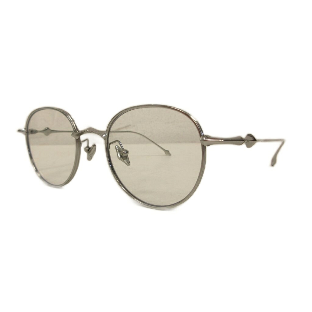 【中古】ジェントルモンスター GENTLE MONSTER EP-02 アイウェア サングラス メガネ チタン 49□22-147 シルバーカラー メンズ 【ベクトル 古着】 260416