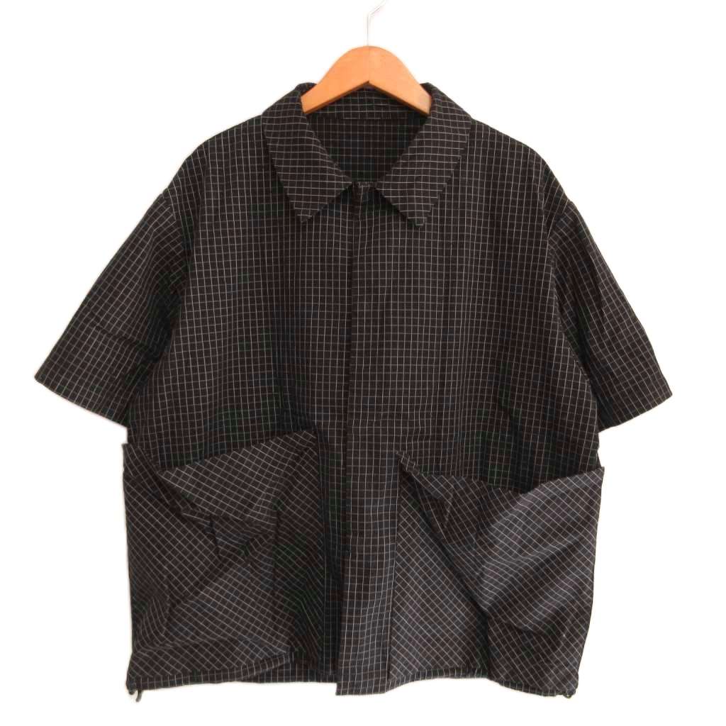 【中古】コモンディバイザー Common Divisor プルオーバー 半袖 照合のしるし柄 2 黒 黒いこと 白 白いこと メンズ 【ベクター 古着】 260420
