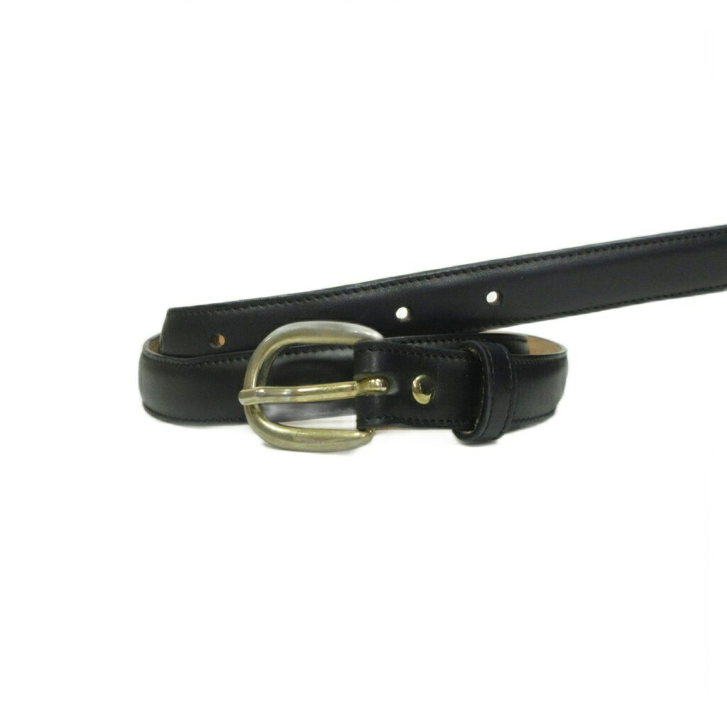 【中古】アーペーセー A.P.C. 三尺帯 カーフレザー ピンバックル 80/32 黒 黒いこと レディース 【ベクター 古着】 260523