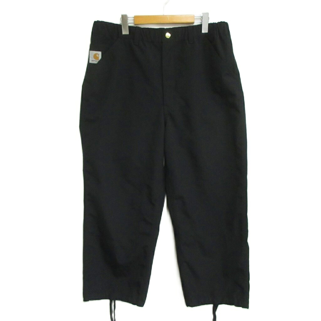 【中古】鉄道車両ハート型 carhartt WIP × インビンシブル INVINCIBLE 極美品 REMOVED POCKET DOUBLE KNEE PANT ダブルニー 細工物ズボン下 XL 黒 黒いこと メンズ 【ベクター 古着】 260522