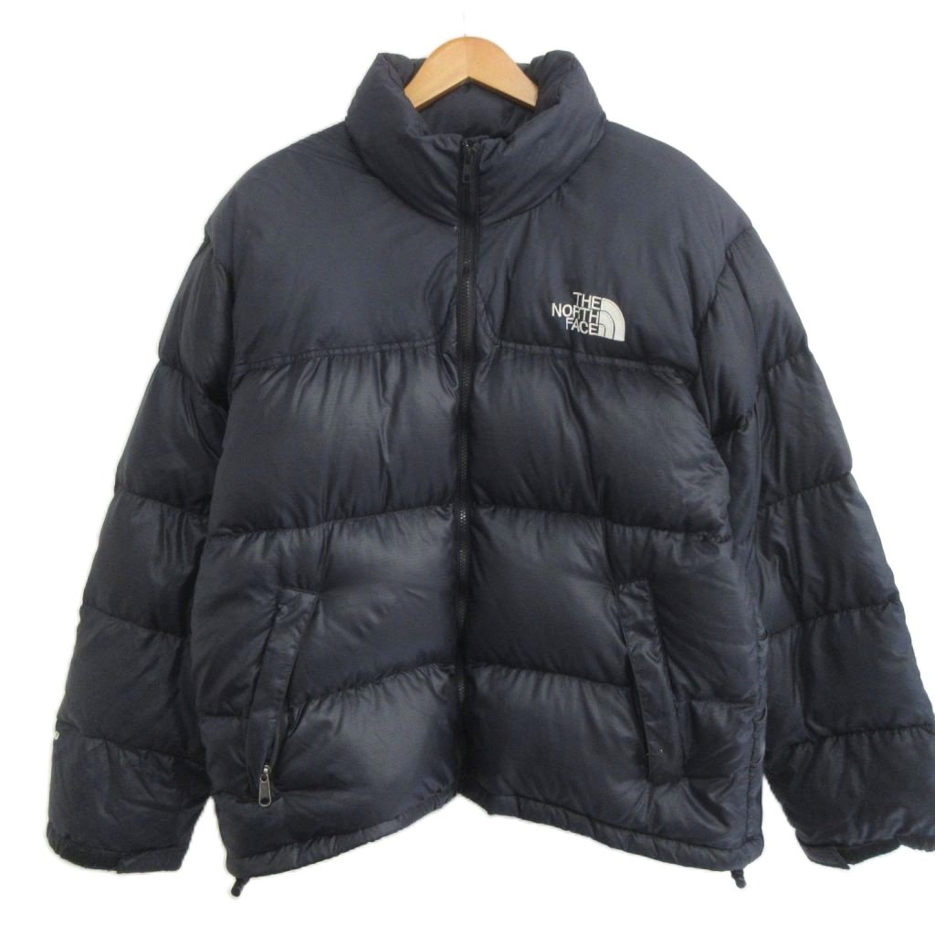【中古】ザノースフェイス THE NORTH FACE 90s ヌプシ グースダウンジャケット 700FILL L 黒 黒いこと NF002YO IBO98 メンズ 【ベクター 古着】 260525