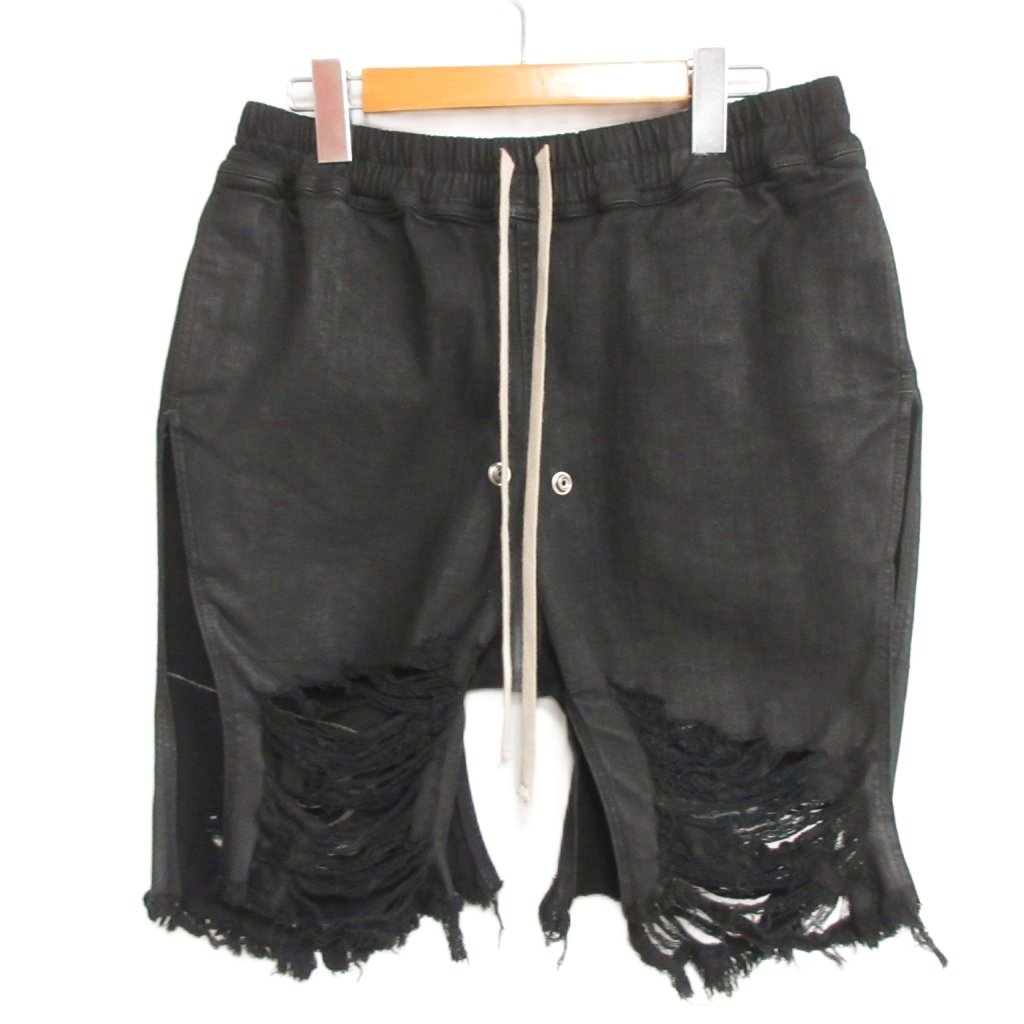【中古】リックオウエンス Rick Owens 美品 LIDO 24SS 遊撃手ズボン下 二分の一ズボン下 さる股引き 衝突産業 IT40 黒 黒いこと RO01D2387-SBBFR メンズ 【ベクター 古着】 260605
