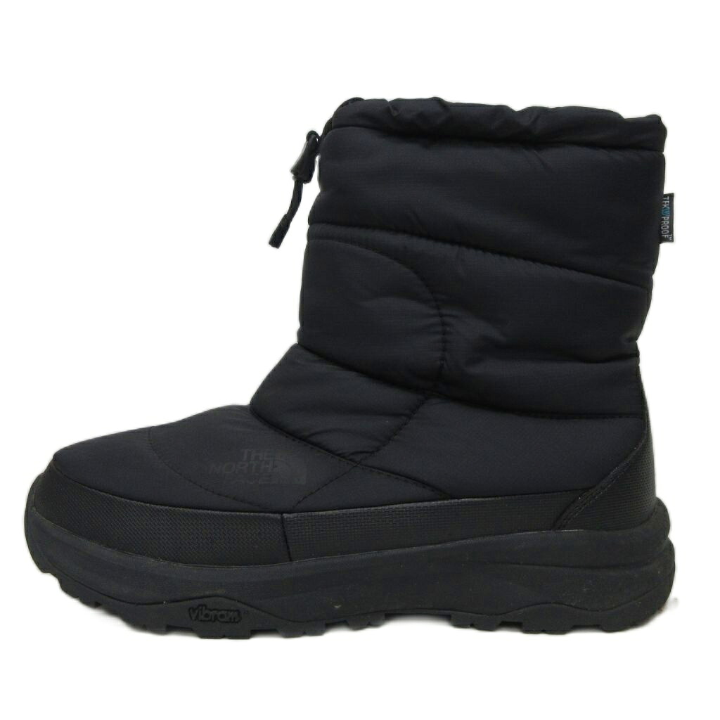 【中古】ザノースフェイス THE NORTH FACE Nuptse Bootie WP VII ヌプシ ブーティ ウォータープルーフウィンターブーツ US8 黒 ブラック メンズ 【ベクトル 古着】 260625|ブランド古着の買取販売ベクトル