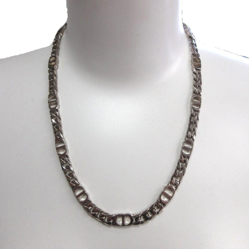 【中古】ディオール Dior CD ICON チェーンリンク 喜平 ネックレス シルバー 総重量48.0g ■MNK9 ☆AA★ メンズ 【ベクトル 古着】 260703|ブランド古着の買取販売ベクトル