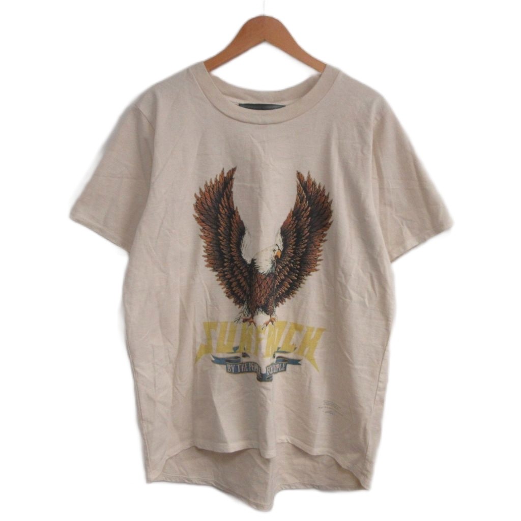 【中古】ジュンナカヤ JUN NAKAYAMA 24AW WING T-SHIRTS プリントTシャツ S ライトベージュ 【ベクトル 古着】 260723｜ブランド古着の買取販売ベクトル