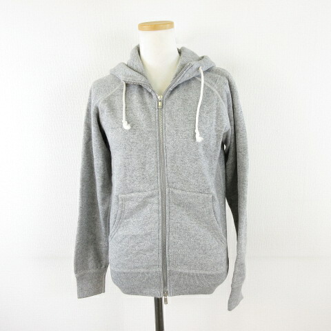 【中古】THE Sweat Zip up Hoodie パーカー スウェット ジップアップ 長袖 グレー XS *A683 メンズ レディース 【ベクトル 古着】 241009|ブランド古着の買取販売ベクトル