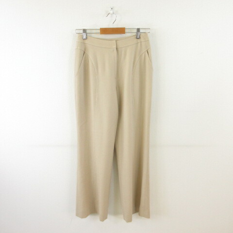 【中古】インポートロッサ Rossa ストレートパンツ ロング ベージュ 42 *T371 レディース 【ベクトル 古着】 250513