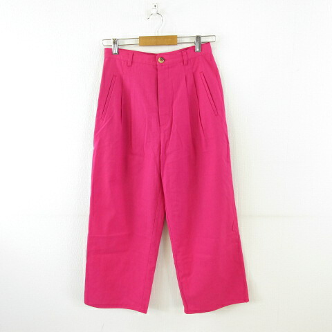 【中古】THE MOTT HOUSE TOKYO パンツ ロング タック ピンク M *A540 レディース 【ベクトル 古着】 260421|ブランド古着の買取販売ベクトル