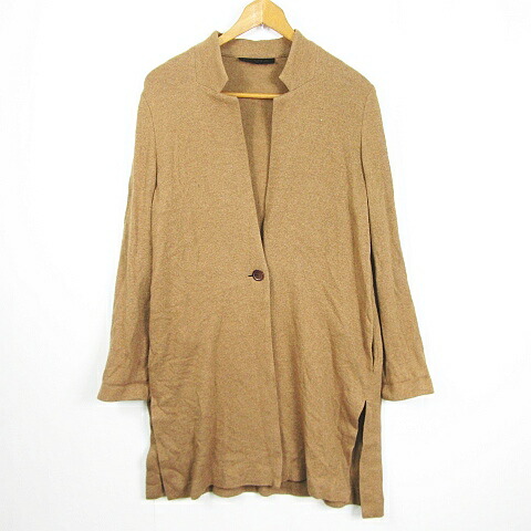 mon sakata モンサカタ ニットカーディガン ウール 無理穴カーディガン スウェーデン製のウール糸を使って編まれた