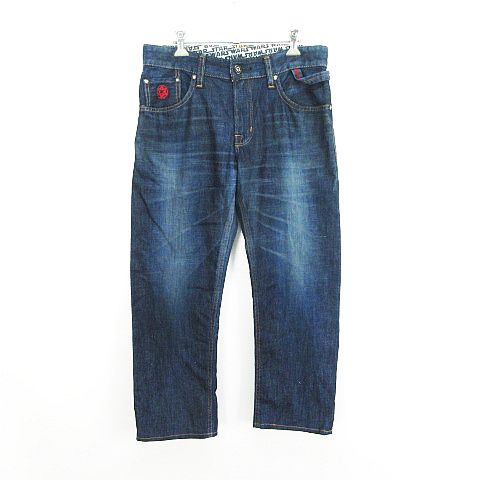 【中古】エドウィン EDWIN スターウォーズ コラボ EDSW01 デニム ジーンズ ボトムス ストレート ストレッチ 30 インディゴ ※EKM メンズ 【ベクトル 古着】 251006