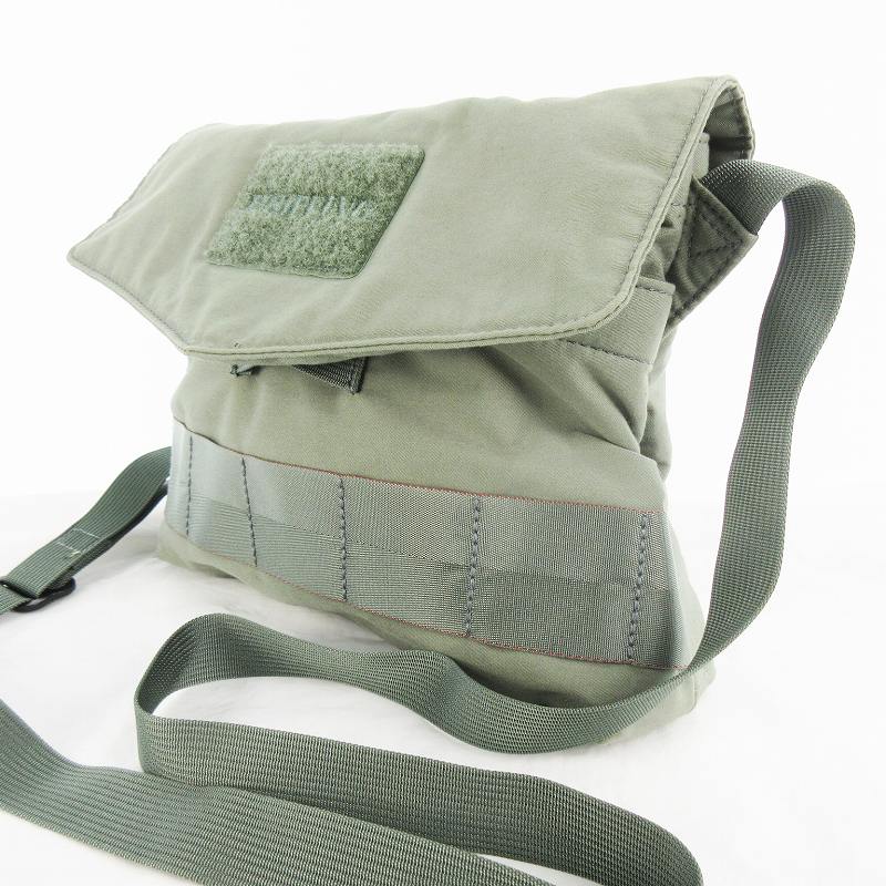 【中古】ブリーフィング BRIEFING FLAP SHOULDER MIL フラップ ショルダーバッグ ミル 斜め掛け BRA243L58 Foliage(GR) グリーン コットン 鞄 メンズ 【ベクトル 古着】 251205