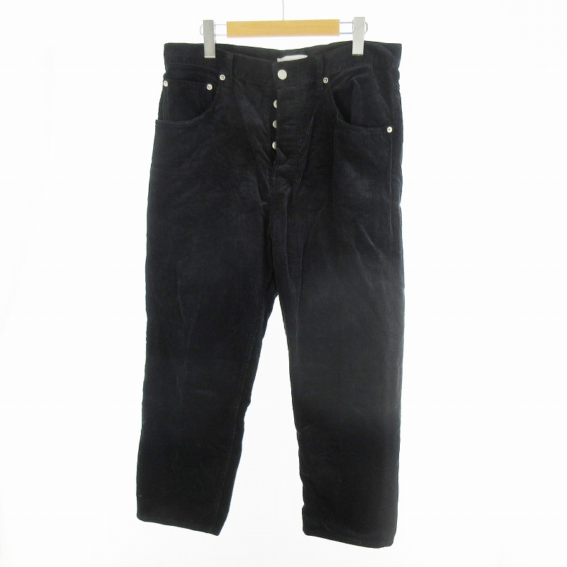 【中古】現行品 HATSKI ハツキ 1 コーデュロイ パンツ シンチバック HTK-22011-C Back Buckle Corduroy Ink インクブルー ネイビー ボトムス 日本製 メンズ 【ベクトル 古着】 260311｜ブランド古着の買取販売ベクトル