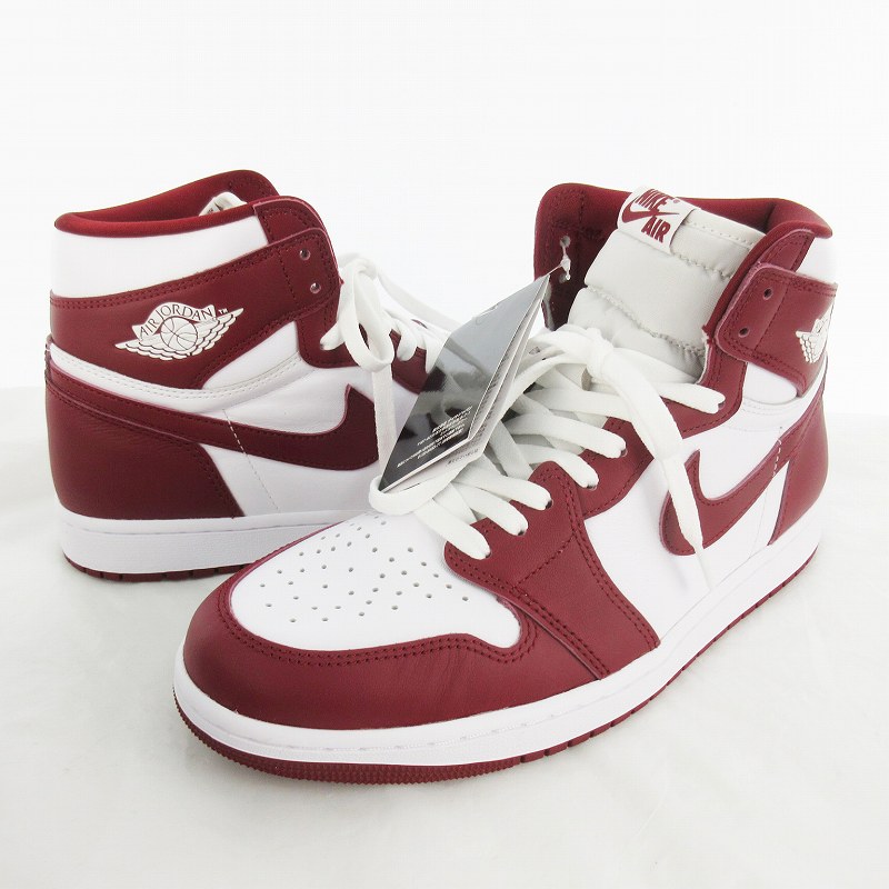 【中古】未当てはめる品 ナイキ NIKE US10.5 28.5糎  AIR JORDAN 1 RETRO HIGH OG  Artisanal Red エアジョーダン1 レトロ 御機嫌 DZ5485-160 赤いこと メンズ 【ベクター 古着】 260602