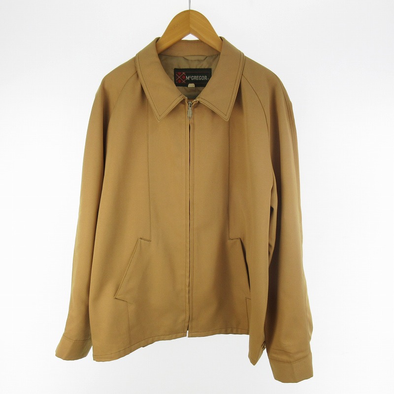 【中古】マックレガー マクレガー McGREGOR 70s 緑曳き船 40 律動的な調子とっ始め 上衣 TALONジップ 駱駝 赤銅色 ヴィンテージ 年寄りの 厚地の外套 メンズ 【ベクター 古着】 260509