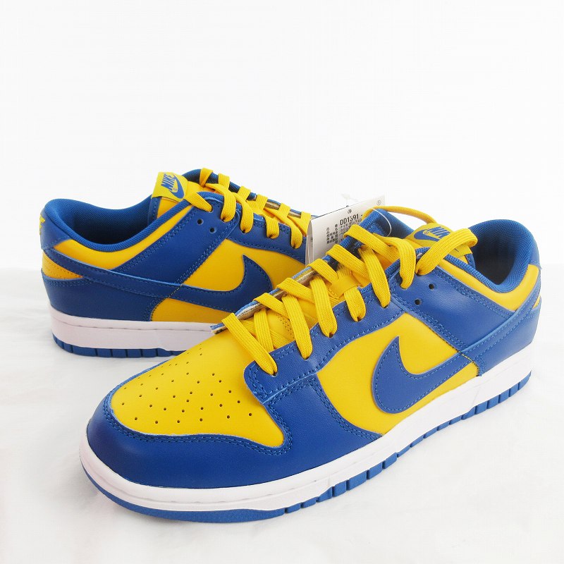 【中古】未当て嵌める品 ナイキ NIKE US10 28糎 DD1391-402 ダンク 置き目 レトロ DUNK LOW RETRO UCLA Blue Jay and University Gold スニーカー 青色 ジェイ アンド 最高学府 ゴールド 靴 メンズ 【ベクター 古着】 260524