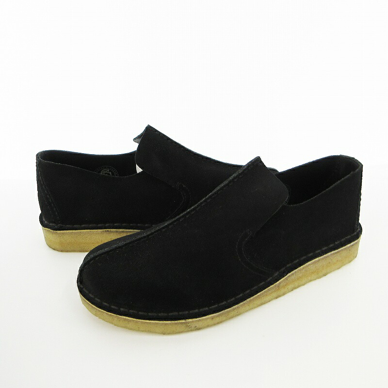 【中古】未使用品 クラークス clarks UK8.5 26.5cm 26175683 Desert Mosier デザートモジアー シューズ デザート ブーツ Black Suede ブラック スウェード レザー 靴 メンズ 【ベクトル 古着】 260704｜ブランド古着の買取販売ベクトル