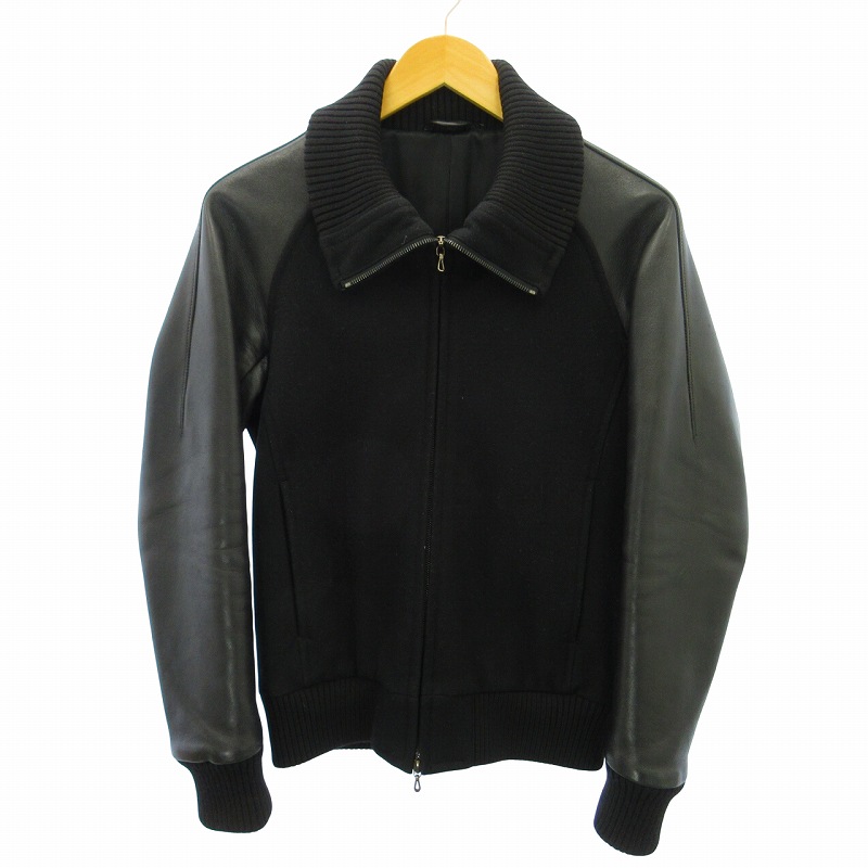 【極美品】アタッチメント シングル ライダース 鹿革 DEER ダブルジップ 極美品】アタッチメント シングル ライダース 鹿革 DEER ダブル