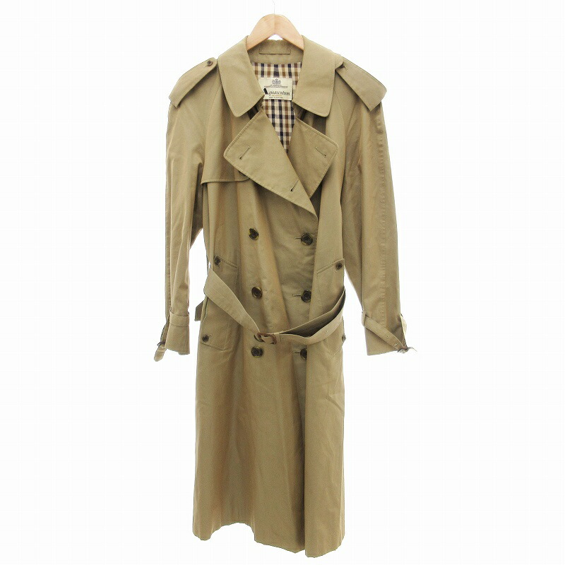 80's〜 AQUASCUTUM ハリントン　ジャケット　国産　L ヴィンテージ vintage 1980's AQUASCUTUM long drizzler jacket | NOIR ONLINE