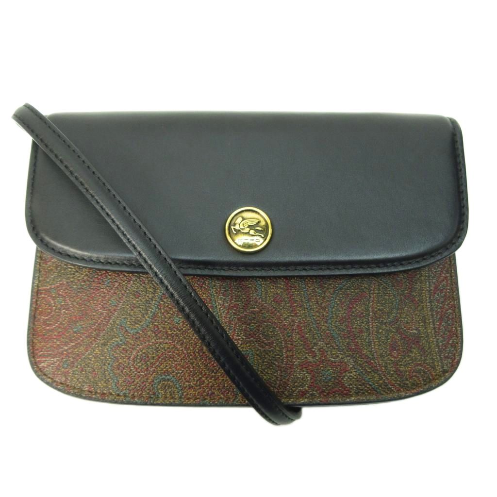 【中古】エトロ ETRO 極美品 エッセンシャル Essential ショルダーバッグ S ペイズリー柄 マルチカラー レディース 【ベクトル 古着】 251109