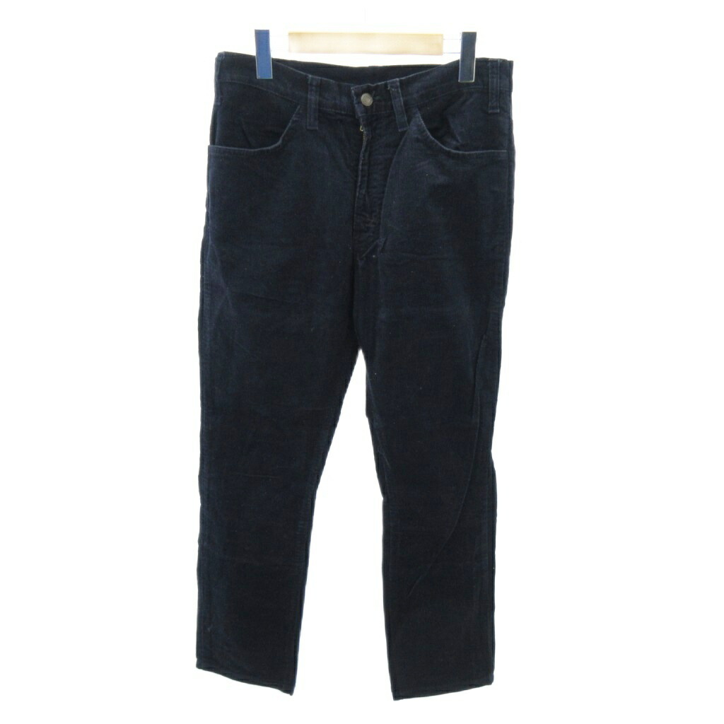 【中古】リーバイス Levi's ヴィンテージ 70s 646 コーデュロイパンツ ベルボトム フレア 42TALON W32 L29 紺 ネイビー 1119 メンズ 【ベクトル 古着】 251119
