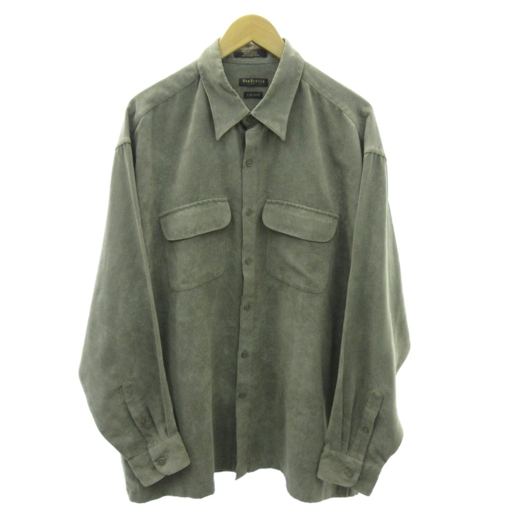 楽天市場】VAN HEUSEN フェイク スウェードシャツ サイズ表記 M