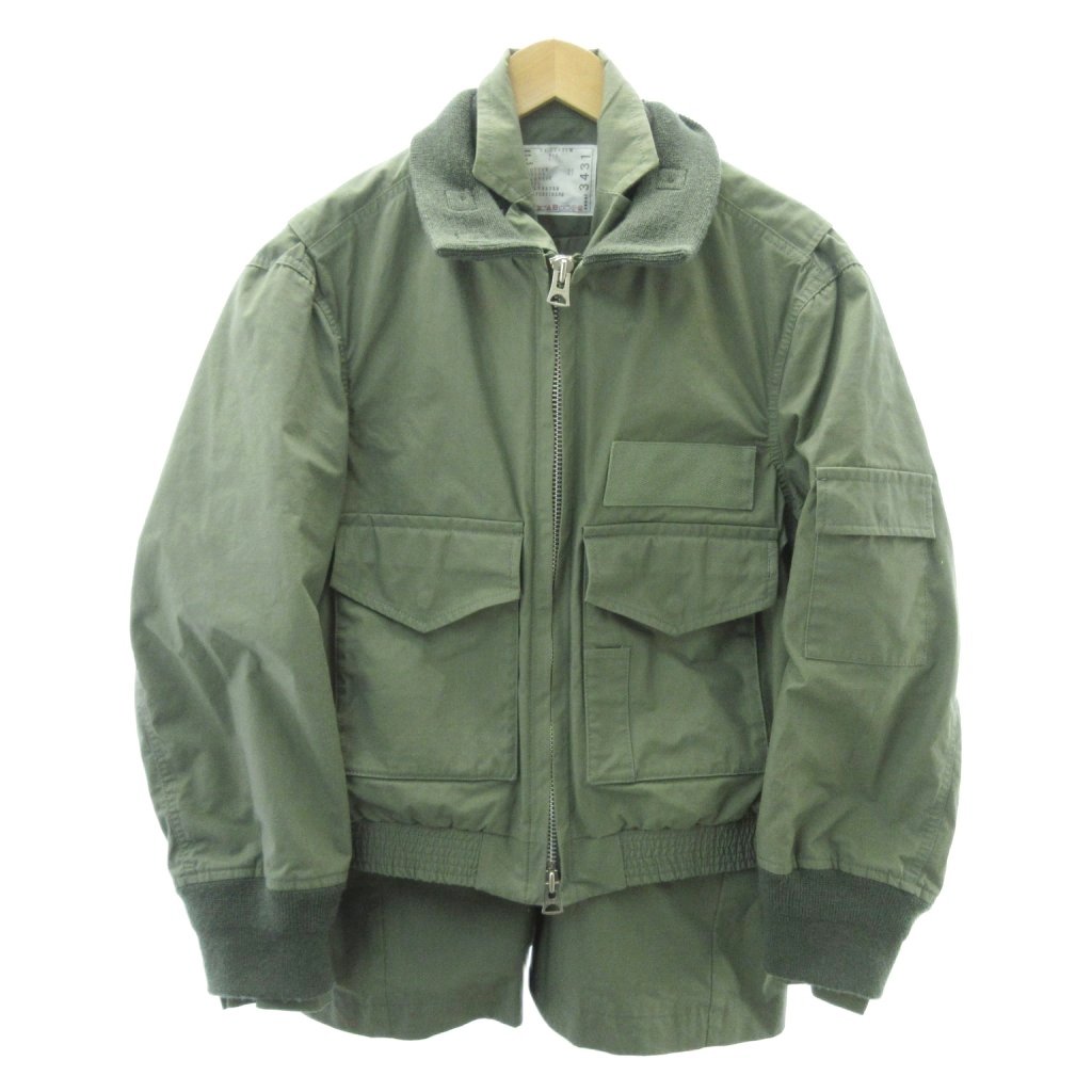 楽天市場】【中古】sacai24SS Chalk Stripe Bonding Jacket ジャケット