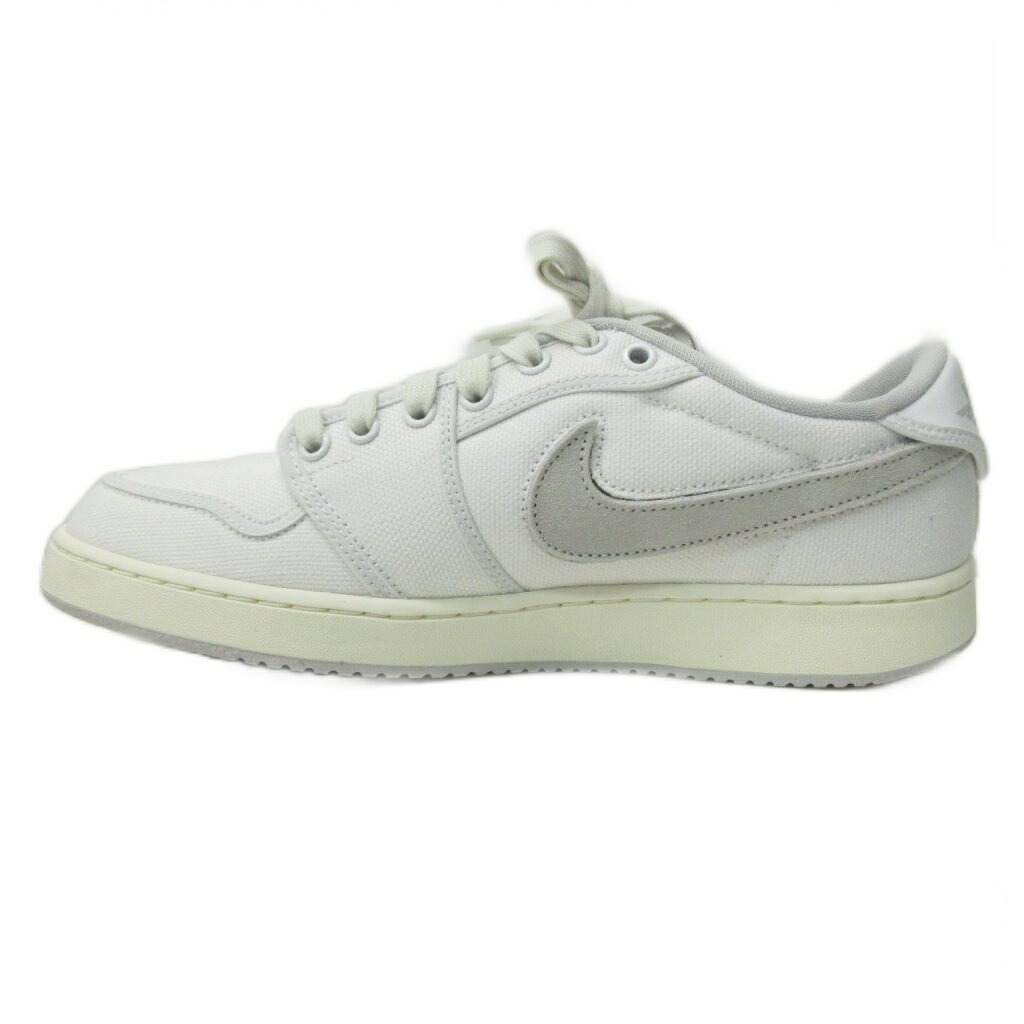 【中古】未当て嵌める品 ナイキ NIKE × 単位労働組合 UNION 共同研究 エアジョーダン Air jordan 1 KO LOW White canvas スニーカー シューズ 置き目とり捨てる 白 白いこと DD8912-101 0113 メンズ 【ベクター 古着】 260113