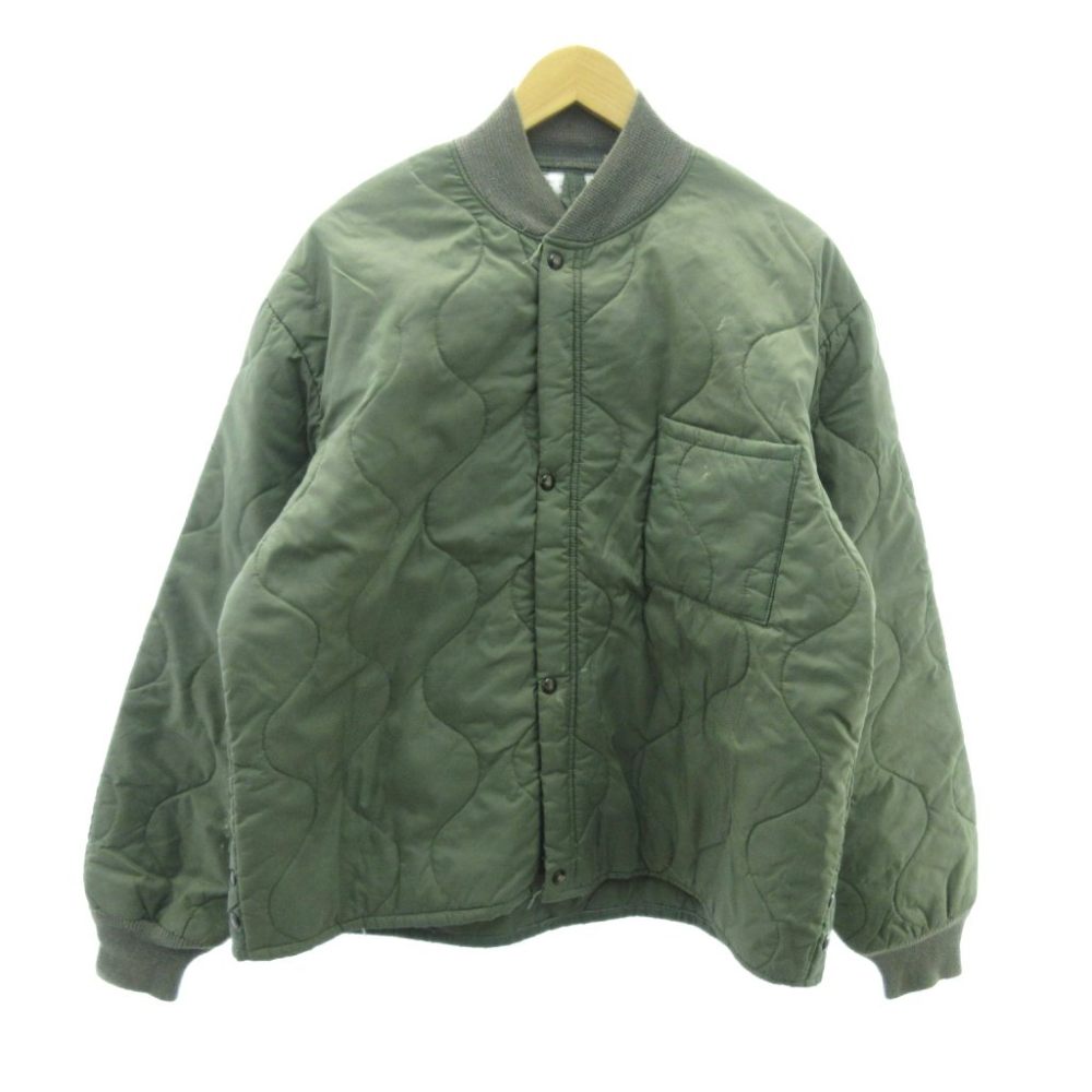 【中古】ヴィンテージ VINTAGE 80s USAF CWU-9P ミリタリー キルティング ライナージャケット IDEALジッパー 米軍実物 L 【ベクトル 古着】 260129
