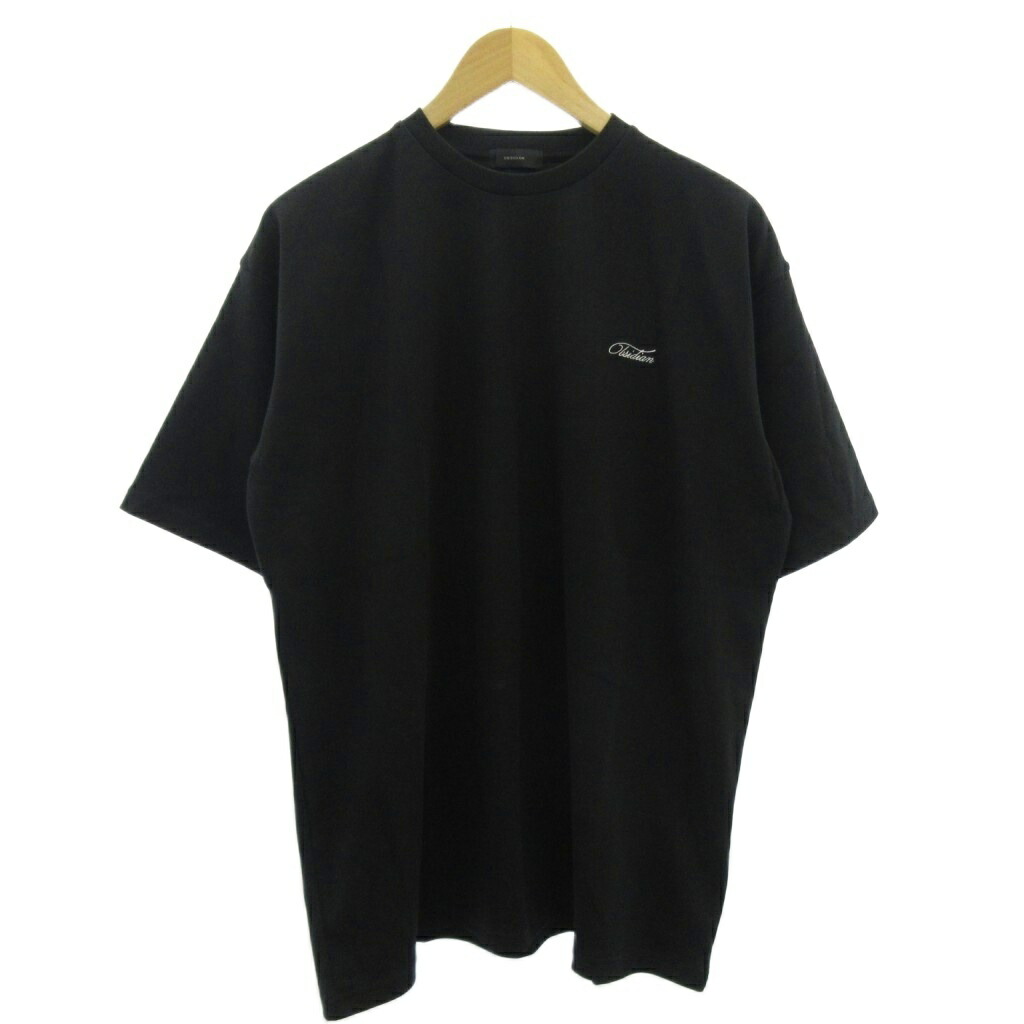 【中古】OBSIDIAN オブシディアン 美品 BIG TEE 100/2SUPIMA SMOOTH Tシャツ 黒 ブラック M ODM22AT006 メンズ 【ベクトル 古着】 260305