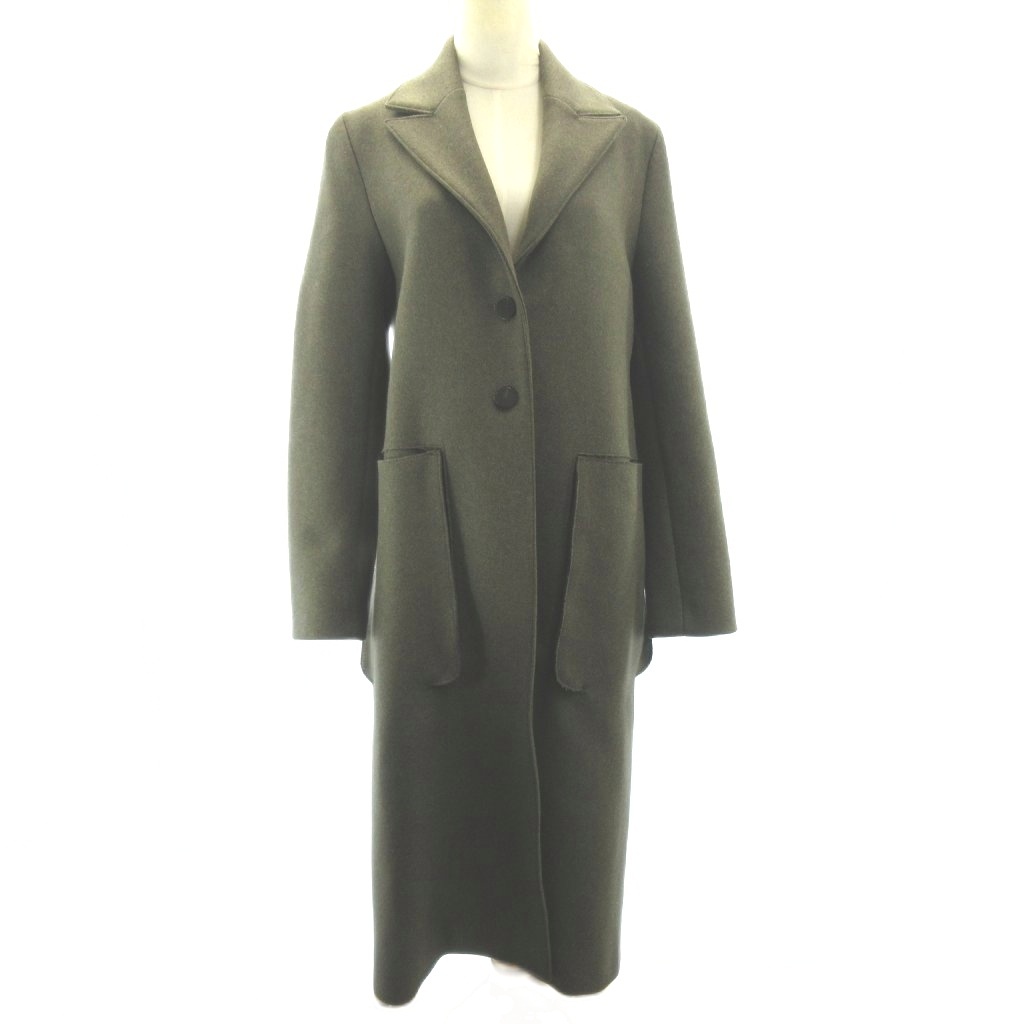 【中古】スタジオニコルソン STUDIO NICHOLSON OUNCE コート ジャケット マキシ丈 イタリア生地 英国製 フォレストグリーン F 8273-499-0096 レディース 【ベクトル 古着】 260325|ブランド古着の買取販売ベクトル