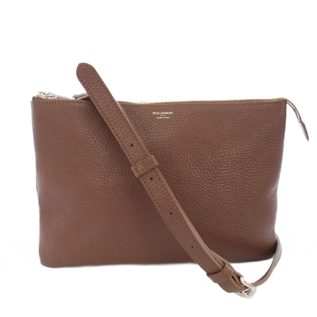 【中古】ペッレモルビダ PELLE MORBIDA ショルダーバッグ クラッチバッグ 2WAY レザー ブラウン /TK レディース 【ベクトル 古着】 251129｜ブランド古着の買取販売ベクトル