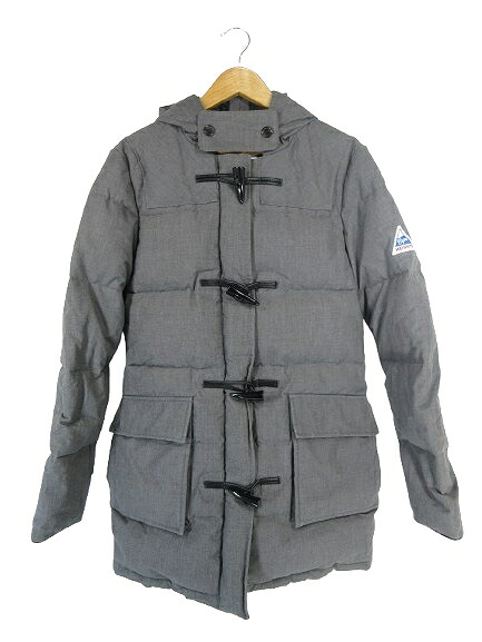 【中古】ケープハイツ CAPE HEIGHTS ダウン コート 長袖 無地 前開き サイズ S グレー QQQ レディース 【ベクトル 古着】 260316