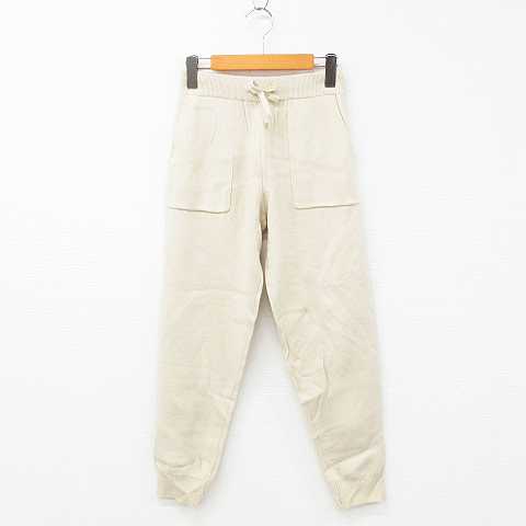 楽天市場 中古 ジーユー Gu ニット ジョガーパンツ ボトムス ロング丈 ウエストゴム 無地 ナチュラル M レディース ベクトル 古着 1021 ベクトルプレミアム店 ブランド古着の買取販売ベクトル