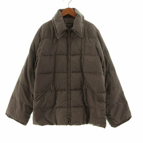 【中古】マックスマーラ 土日伝達ルート MAX MARA WEEKEND LINE 落ち込む上衣 ステンカラー ジップアップ 薄墨色系 40 レディース 【ベクター 古着】 220914