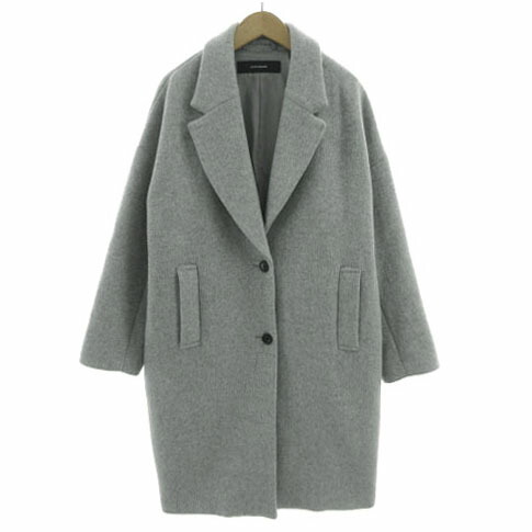 美品【ジャーナルスタンダード】ウールチェスターコート【M】チェスターコクーン fukuru_231025003a042wou0011001