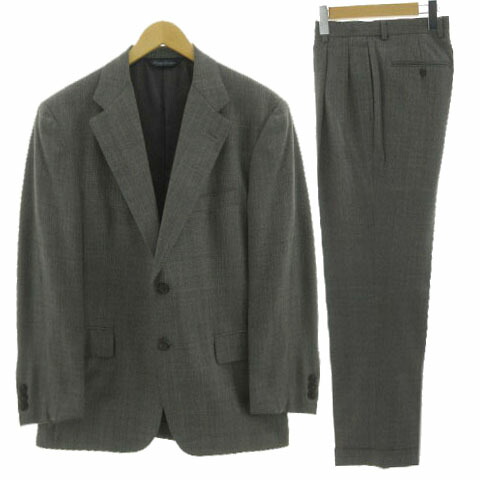 ☆ 美品 Brooks Brothers セットアップ スーツ 背抜き 裾ダブル ☆ 美品 Brooks Brothers セットアップ スーツ 背抜き 裾ダブル Brooks