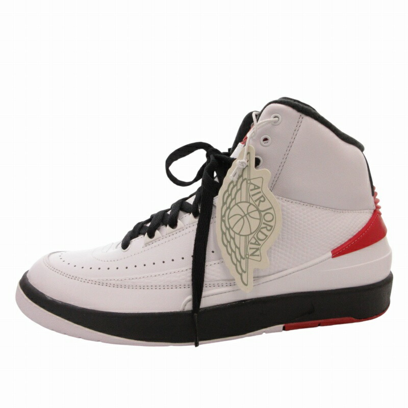 【中古】未使用品 ナイキ NIKE タグ付き AIR JORDAN 2 RETRO スニーカー シューズ 27cm ホワイト バーシティーレッド ブラック DX2454-106 /FF5 0830 ■GY20 ●TZ メンズ 【ベクトル 古着】 240830｜ブランド古着の買取販売ベクトル