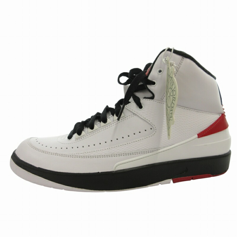 【中古】未当て嵌める品 ナイキ NIKE 引き舟付き添い人 AIR JORDAN 2 RETRO スニーカー シューズ 御機嫌とり捨てる 28.5糎 白 白いこと DX2454-106 /FT5 1115 ■GY20 ●TZ メンズ 【ベクター 古着】 241115