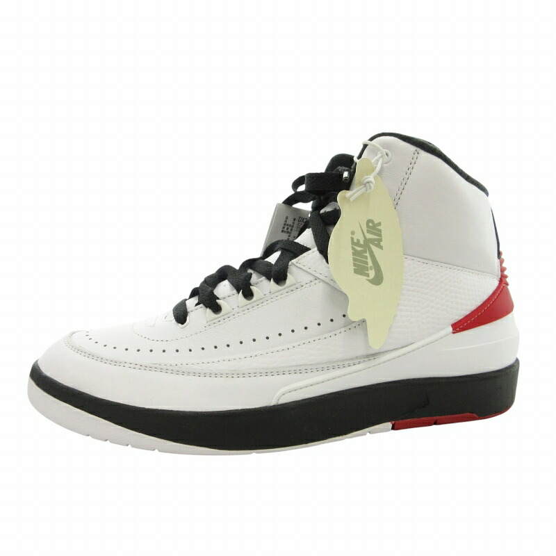 【中古】未当て嵌める品 ナイキ NIKE 引き舟付き添い人 AIR JORDAN 2 RETRO スニーカー シューズ 御機嫌とり捨てる 26糎 白 白いこと DX2454-106 /GV3 1116 ■GY20 ●TZ メンズ 【ベクター 古着】 241116