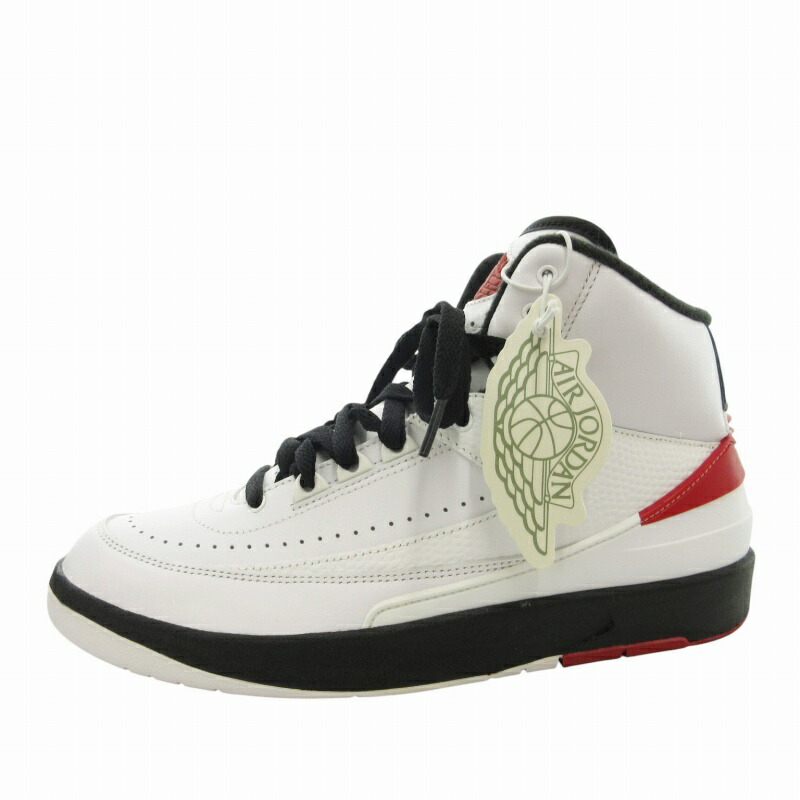 【中古】未当て嵌める品 ナイキ NIKE 引き舟付き添い人 AIR JORDAN 2 RETRO スニーカー シューズ 御機嫌とり捨てる 26.5糎 白 白いこと DX2454-106 /GV4 1116 ■GY20 ●TZ メンズ 【ベクター 古着】 241116