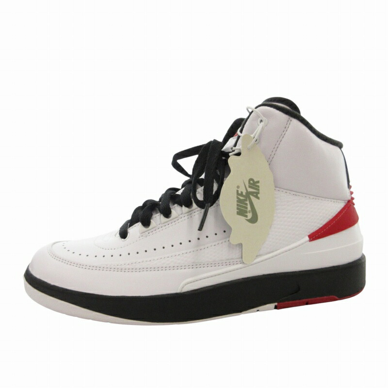 【中古】未当て嵌める品 ナイキ NIKE 引き舟付き添い人 AIR JORDAN 2 RETRO スニーカー シューズ 御機嫌とり捨てる 26.5糎 白 白いこと DX2454-106 /GV3 1116 ■GY20 ●TZ メンズ 【ベクター 古着】 241116