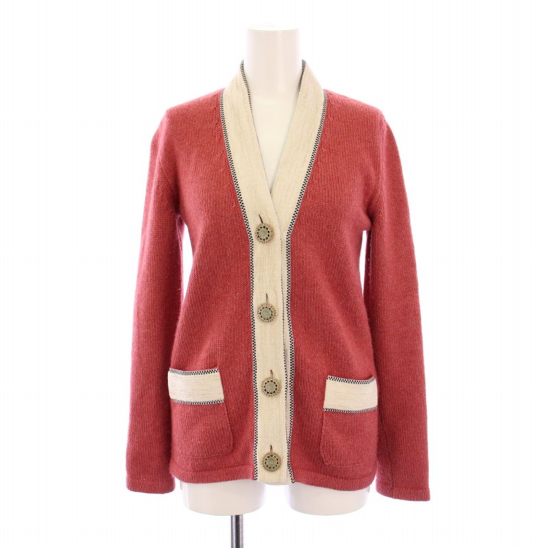 【a1825】ETRO エトロ シルク ニット カーディガン 46 薄手 a1825】ETRO エトロ シルク ニット カーディガン 46 薄手