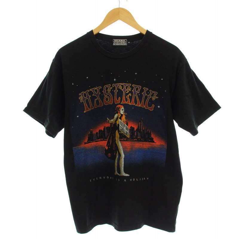 ヒステリックグラマー　　古着Tシャツ ヒステリックグラマーHYSTERIC GLAMOUR LANDBACKプリントTシャツ