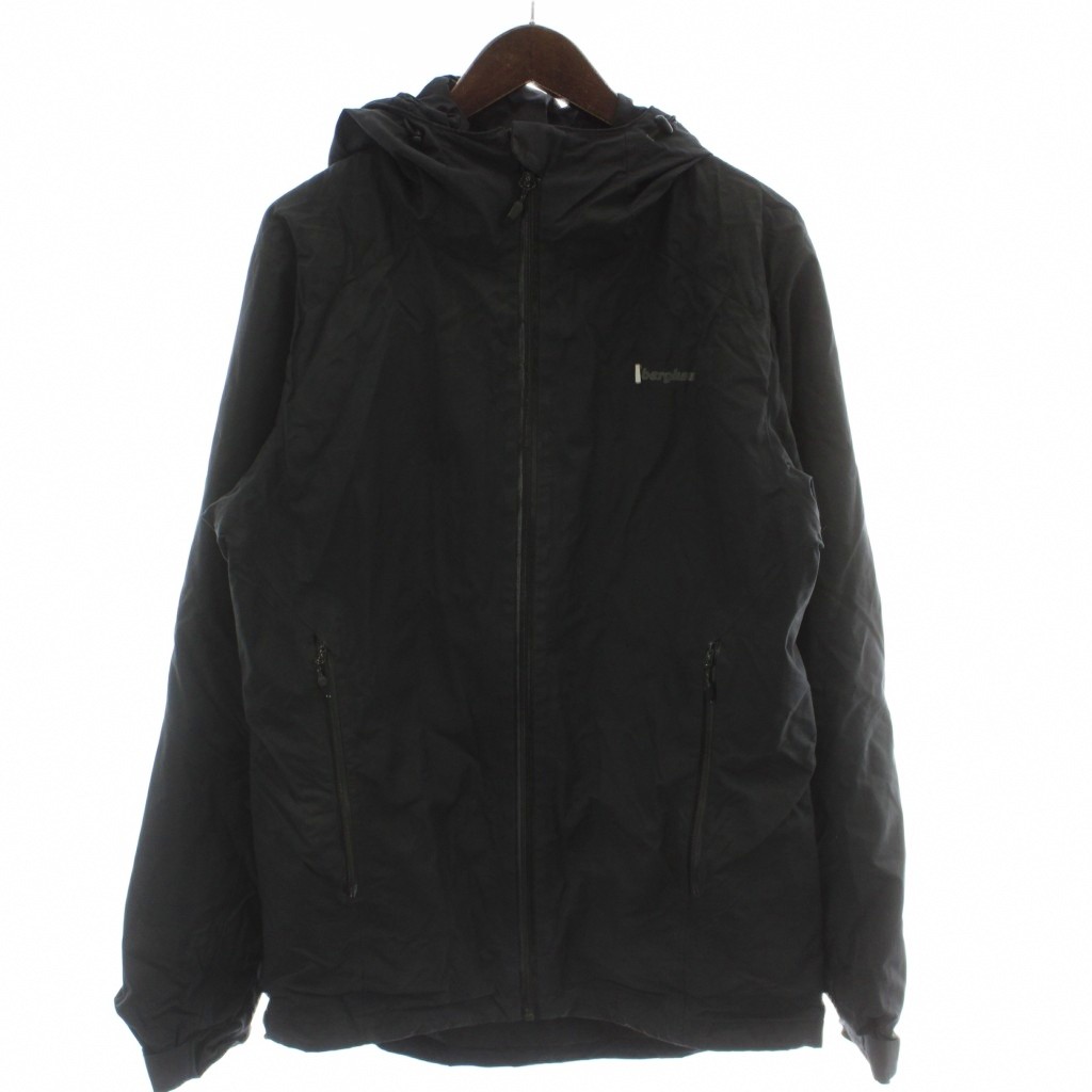 【中古】バーグハウス BERGHAUS RIDGEMASTER SHELL JKT マウンテンパーカ M 黒 ブラック 長袖 フード付き 4-22075BP6 /GG ■NI メンズ 【ベクトル 古着】 260323