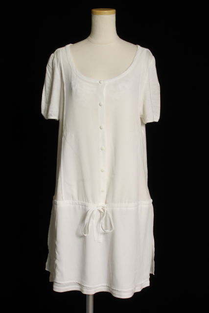 中古 トゥービーシック To Be Chic 平和 ひざ丈 半袖 シフォン 2 白人 ホワイト A0423 レディース ベクトル 古着 中古 トゥービーシック To Be Chic ワンピース ひざ丈 半袖 シフォン 2 白 ホワイト A0423