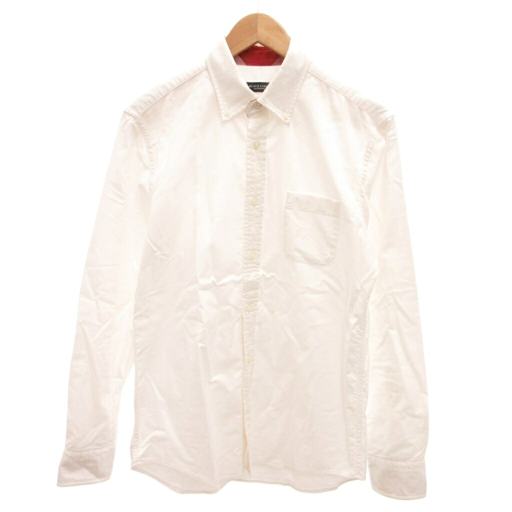 【中古】ブラックレーベルクレストブリッジ BLACK LABEL CRESTBRIDGE シャツ 長袖 カジュアル M 白 ホワイト /JS ■ECG003 メンズ 【ベクトル 古着】 260327